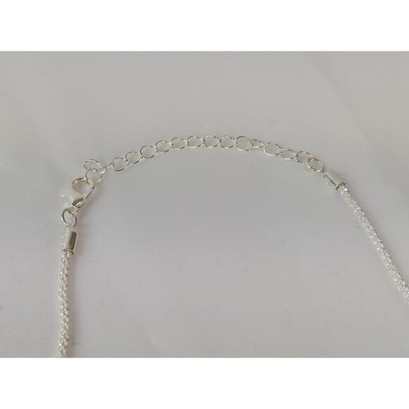 Ettika Adjustable Silver Choker Twist Chain 16" Trendy Must Have Necklace - Picture 5 of 7